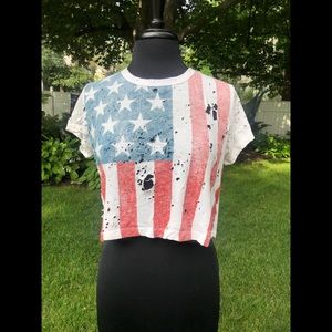 Urban Outfitters American flag t-shirt